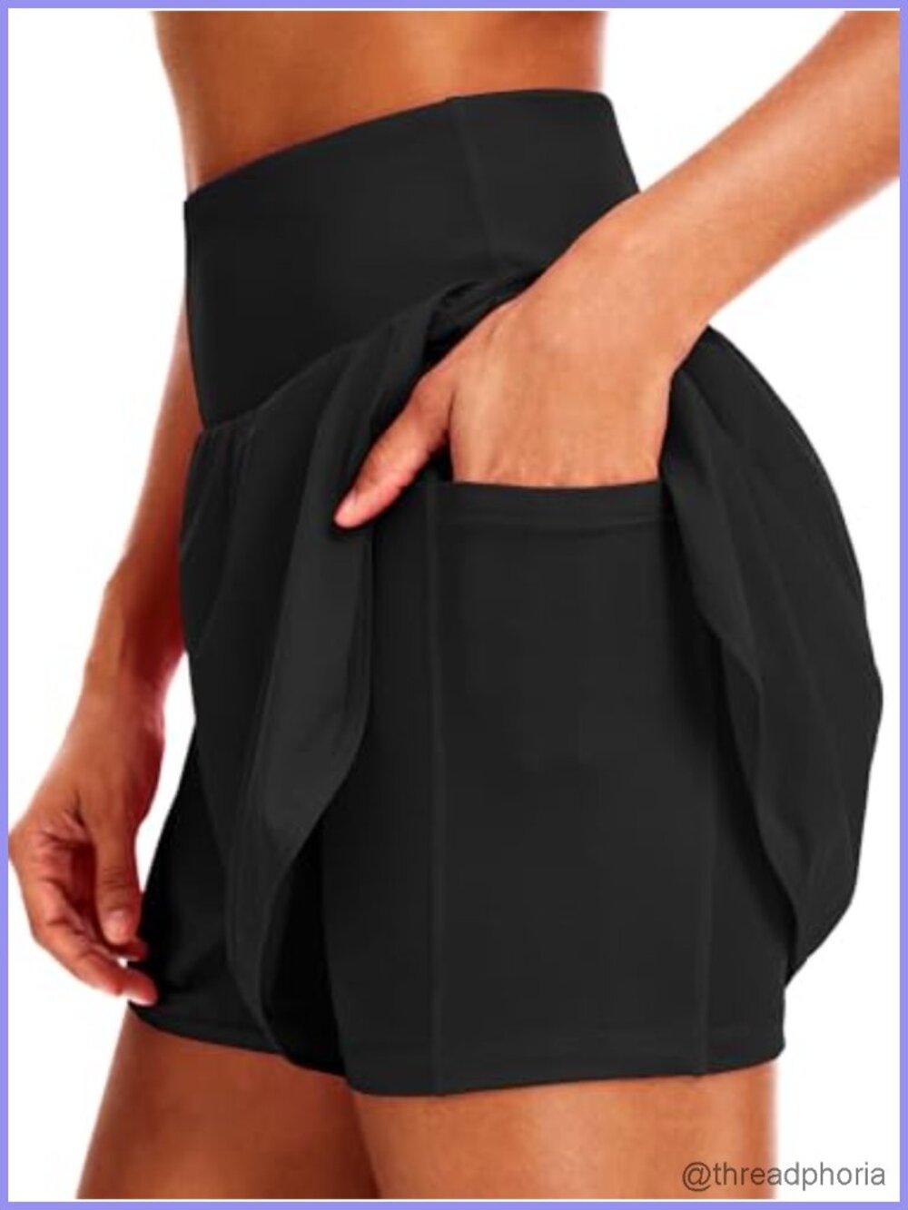 Women's 5" Athletic Running Shorts with Phone Pockets, 2-in-1 Quick-Dry